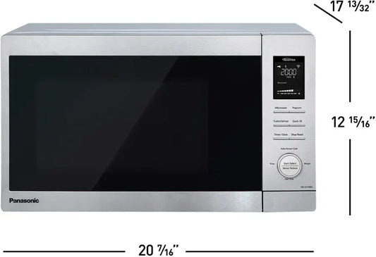 N-SV79MS 1.4 Cu. Ft. Countertop Microwave Oven with Inverter Technology and Alexa compatibility - Stainless Steel
