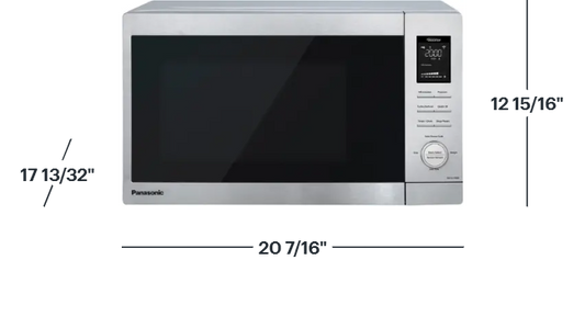 N-SV79MS 1.4 Cu. Ft. Countertop Microwave Oven with Inverter Technology and Alexa compatibility - Stainless Steel